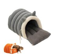 Cat Dog Cave Bed,2026 New Upgraded Cozy CatCave,Closed-Off CatBed Cat Tent with Removable Cushion,Winter Plush Covered CatHouse,Warm Cave Nest Sleeping Bed Puppy House for Indoor Cats and Small Dogs