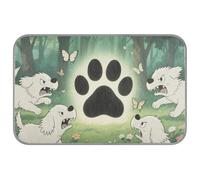Cat Dog Claw Paw Safari Summer cooling pads for dogs Self Cooling 38" x 23" cooling products for rabbits outdoor comfy tapete refrescante para mascotas M