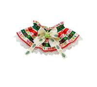 Cat Dog Collar Adjustable Christmas Star Pattern Cat Collar Pet Dog Lace Bib Bandana for Cats and Small middle large Dogs(Color3,XXL)