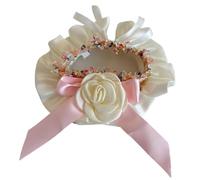 Cat Dog Collar Dog Collar Cute Lace Bow Pet Cat Adjustable Necklace Jewelry Sweet Neck Decorative Pets Accessories Supplies(Color1,XS)