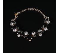 Cat Dog Gems Collar - Luxury Bling Diamond Pearl Adjustable Jewelry Chain, Crystal Waterdrop Metal Wedding Collar Necklace for Small Medium Pets Birthday Holiday Party (#3,S)