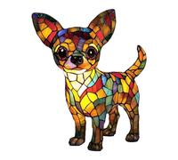 Cat Dog Lamp Stained Glass, Dog Series Art Night Light, Animal Lamps, 3D Cute Pet Led Table Lamps LED Table Lamps with Warm Glow Gifts for Pet Lovers