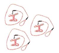 Cat Dog Leash Puppy Harness Cat Vest Cat Harness and Leash Escape Harness for Cats Small Cat Harness Dog Harness Escape (Ax3pcs 10x145cmx3pcs)