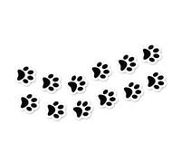 Cat/Dog Paws Stickers | 12 Pack Cute Animal Paw Prints Stickers | Paw Print Wall Art Stickers | Dog Paws Labels Cat Paw Print Labels | Paw Vinyl Decals for Car, Wall, Window, Van, Bike, Kids Room