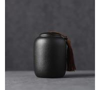 Cat Dog Pet Cremation Urn Black Ceramics Ash Urn Sealed Cremation Funeral Ashes Keepsake Small Animals Pet Dog Cat Memorial Suitable Burial For Dogs Cats Ashes, S