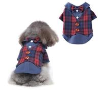 Cat Dog Tuxedo Suit,Pet Wedding Outfit Puppy Birthday Party Formal Costume Shirt Prince Clothing for Small Medium Dog_M(Style 17)