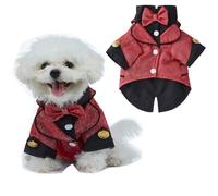 Cat Dog Tuxedo Suit,Pet Wedding Outfit Puppy Birthday Party Formal Costume Shirt Prince Clothing for Small Medium Dog_XL(Style 10)