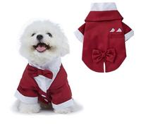 Cat Dog Tuxedo Suit,Pet Wedding Outfit Puppy Birthday Party Formal Costume Shirt Prince Clothing for Small Medium Dog_XL(Style 11)