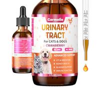 Cat & Dog Urinary Tract Support Drops with Cranberry - Kidney & Bladder Health- Natural Supplement for Pet Wellness & Comfort