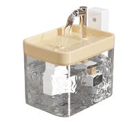 Cat Dog Water Fountain - Ultra-Quiet 1.5l Pet Feeder, Electric Hydration Bowl | Smart Refill Drinking Station, Leak-Proof Automatic System, Compact Accessory Designed Home Garden Setup
