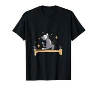 Cat Doing Pilates Workout Routine Value Graphic T-Shirt
