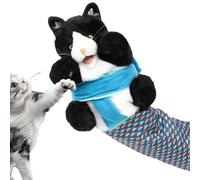 Cat Doll Wrestler, Cat Wrestling Toy, Glove Sturdy Padding, Interactive Hand Puppet, Robust Padding for Safe Play, Boredom, Durable, Gifts for Cat Lovers