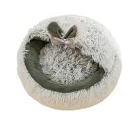 Cat Dome Bed | Round Calming Cave Hooded Cat Bed,Soft Sleeping Bag Anti-Slip House Pet Supplies for Small Dog Puppy Kitten Dorm Apartment Home Bedroom Living Room Balcony