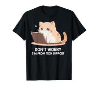 Cat Don't Worry I'm From Tech Support T-Shirt