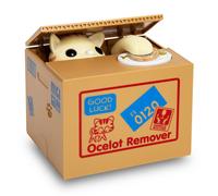 (Cat) Doodle Mischief Money Box Cat/Panda/Monkey
