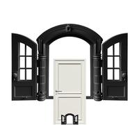 Cat Door French Retro Lockable