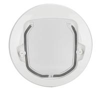 Cat Door Interior Door, Dog Door for Sliding Glass Door Round Plastic Doorway Supply with Transparent Flap Cat Flap Door Doggie Door for Small Dog Cats Doggie Kittens, White Color
