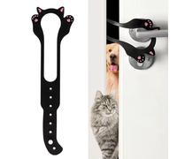 Cat Door Latch - Adjustable Door Latch for Cats Keep Dogs out,Pet Gate Stopper Holder for Toddler Child Baby Lock Knob Safety Interior Window Litter Box