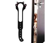 Cat Door Latch Holder With Cute Paw Design - Pet Door Stopper Easy to Install, Keeps Dogs Out