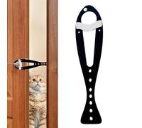 Cat Door Opener | Adjustable Door Stop with Lock for Internal Door, Open Cats, for Living Room, Balcony, Study, Apartment, House, Farm