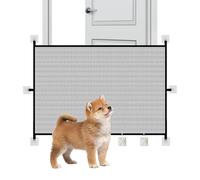 Cat Door, Pet Gate for Indoor Stairs, Safety Barrier, Animal Fence, Foldable for Home, Bedroom, Kitchen, Hallway, Garage, Pets