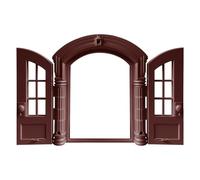 Cat Doors for Domestic Use | for Pets with Key Lock | Small French Retro Cat Door - for Bedroom, Garage, Window, Corner, Living Room, Entrance, House