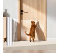 Cat Doorway & Furniture Protector Set - Includes 38×110cm Under Door Carpet Scratch Guard Mat and 20cm×500cm Clear Cat & Dog Anti-Scratch Adhesive Tape