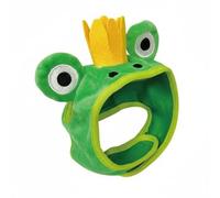 ＡＷＨＡＯ Cat Dress Up Hat, Pet Cosplay Headwear, Soft Cap, Frog Prince