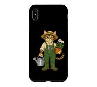 Cat Dressed As A Gardener Funny Cats Lover Gardening Case for iPhone XS Max