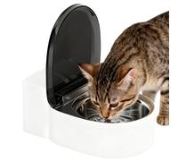Cat Drinker - Funny Water Dish with Toilet Shape Anti-Spill, Automatic Continuous Flow Drinker, for Dogs Kitchen Living Room Bathroom and Home Corners