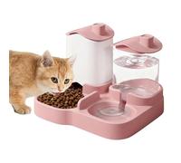 Cat Drinking and Food Dispenser, Leak-proof Storage, Automatic Feeding and Water Supply, for Rabbits, Dogs, Puppies, Kittens and Pets for Feeding Treats