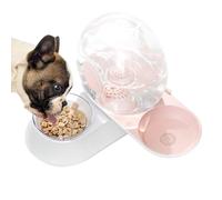 Cat Drinking Bowl, Food-Safe, Leak-Proof Drinking Fountain with Siphon Principle, Automatic Drinking Fountain and Feeder, for Puppies, Cats and All