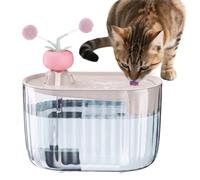 Cat Drinking Fountain 1800 ml with Socket Connection, Transparent