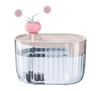 Cat Drinking Fountain 1800 ml with Socket Connection, Transparent