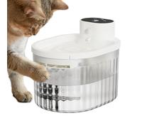 Cat Drinking Fountain - 3L Rechargeable Automatic Feeder Smart Sensing - Kitten Water Fountain Dog Waterer,for Watering Feeding Dog Puppy Kitten Small Animal Home Apartment Dorm Travel RV