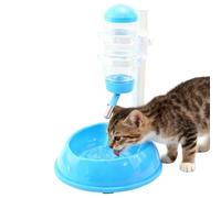 Cat Drinking Fountain, Drip-Proof Bottle, Anti-Drip Removable Dog Bowl with Stand, for Small Animals such as Hamsters, Squirrels, Rabbits and Hedgehogs