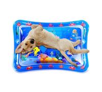 Cat Drinking Play Mat - Layered Leakproof Pillow, Ocean Themed Activity Center, Interactive Cool Pet Fountain Toys | Secure Fit for Kittens, Cats, Dogs | Fun Thick Refreshes