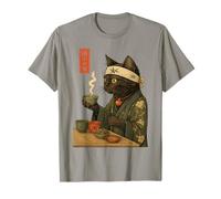 Cat Drinking Tea Japanese Tea Ceremony Art Print T-Shirt