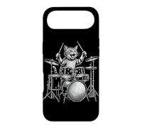 Cat Drumming Rock And Roll Kitten Drummer Playing Drums Case for iPhone Air