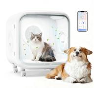 Cat Dryer Box, 75L Large Capacity Pet Dryer Box for Cats and Small Dogs, 360° Rapid Drying & Smart Temp Control, Ultra-Quiet, Safe & Efficient Grooming for Multi-Pet Households, Including a Pet Towel