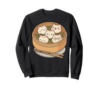Cat Dumpling Kitten Foodie Asian Chinese Kawaii Dumpling Sweatshirt