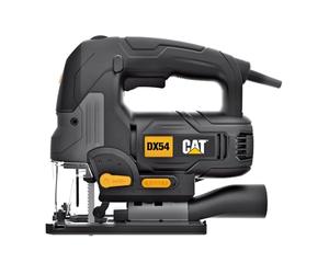 CAT DX54 Jigsaw 750W | SDS Quick-Change | Variable 800-3000/min | 80mm Wood 10mm Steel Cut | Aluminium Base | LED Light | Blower | ±45° Bevel | Includes Blades & Accessories