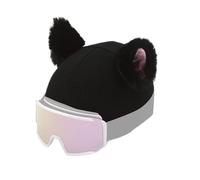 Cat Ear Cover, Ski Helmet Cover | Plush Ski Helmet Protective Cover | Winter Sports Beanies, Blurred Beanie Protector, Decorative Ski Cover
