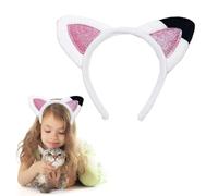 Cat Ears,Cat Ears Headband,Cute Fuzzy Cat Ears,Halloween Cosplay Cat Costume Hair Accessories,for Adult Kids