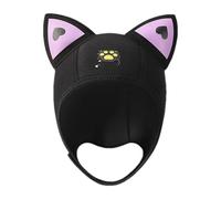 Cat Ears Diving - Head Warm During Diving, Cute Neoprene Thermal Design, 3mm Thick Flexible Fit Structure, Ex Neoprene Material