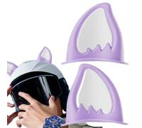 Cat Ears For Motorcycle, 1 Pair Hard Hat Sticker Cat Ears, Motorbike Helmet Cover With Ears, Cute Cat Ears Motorbike Helmet Accessories, Adhesive Kitten Ear Accessory