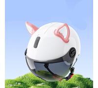 Cat Ears For Motorcycle, 1 Pair Hard Hat Sticker Cat Ears, Motorbike Helmet Cover With Ears, Cute Cat Ears Motorbike Helmet Accessories, Adhesive Kitten Ear Accessory