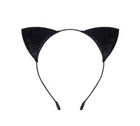 Cat Ears Headband,Black Cats Ear Halloween Hair Bands Hoop Sweet Stylish Fancy Dress Sexy Hairband Accessories,for Makeup Carnival Party Cosplay Catwoman Costume Women Girls Children's Adult Kids