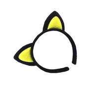 Cat Ears Headband,Cute Hair Accessory for Kids,Black+Yellow | Fabric material,comfortable,durable,one size fits most,for parties,weddings,holidays,easy to clean