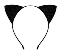 Cat Ears Headband for Women Girls, Halloween Cosplay Cat Costume Hair Accessories for Adult Kids